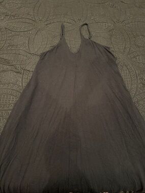 a new day Black Slip Dress with Spaghetti Straps